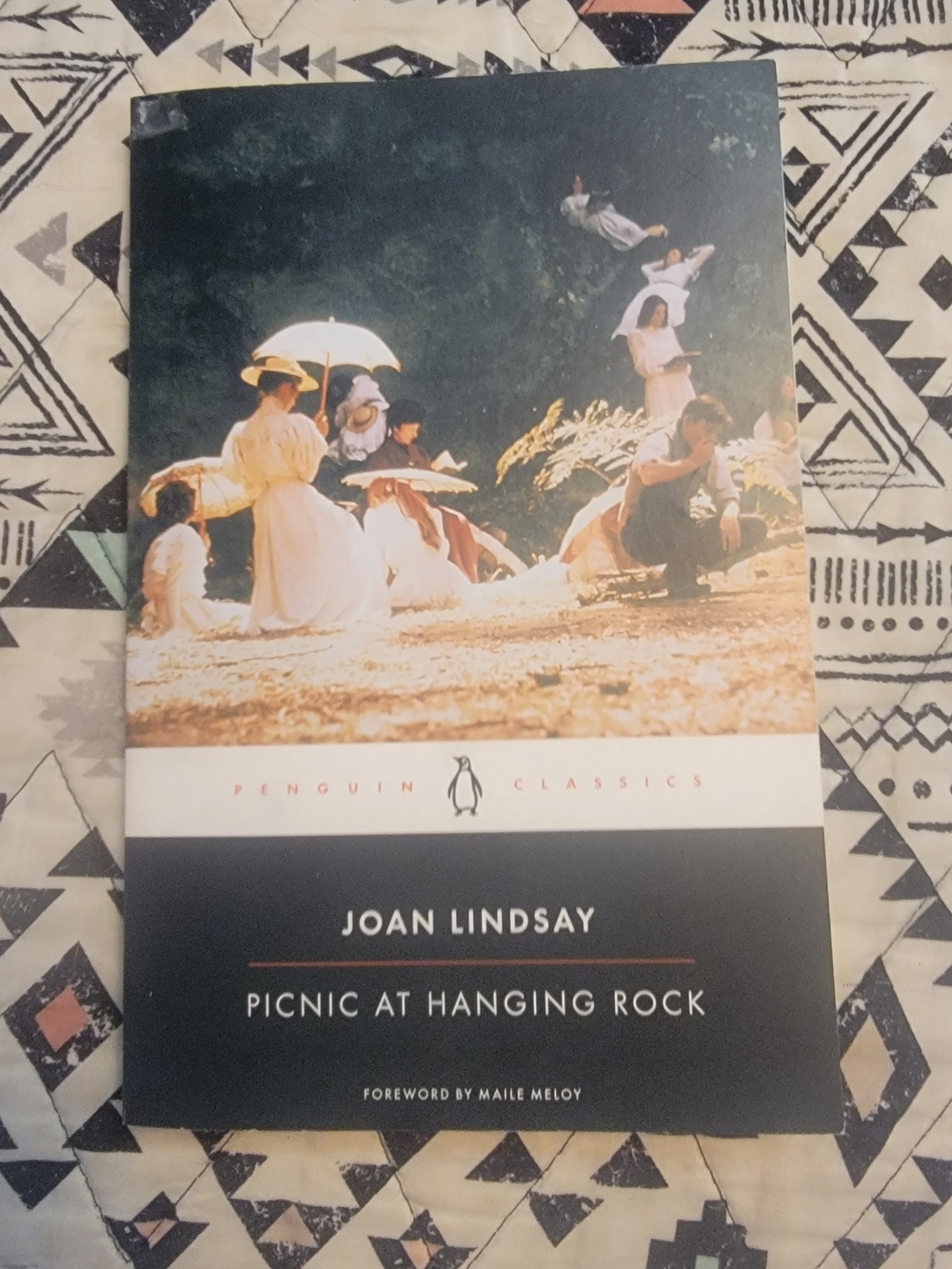 Penguin Classics "Picnic at Hanging Rock" by Joan Lindsay - Black & Cream Cover